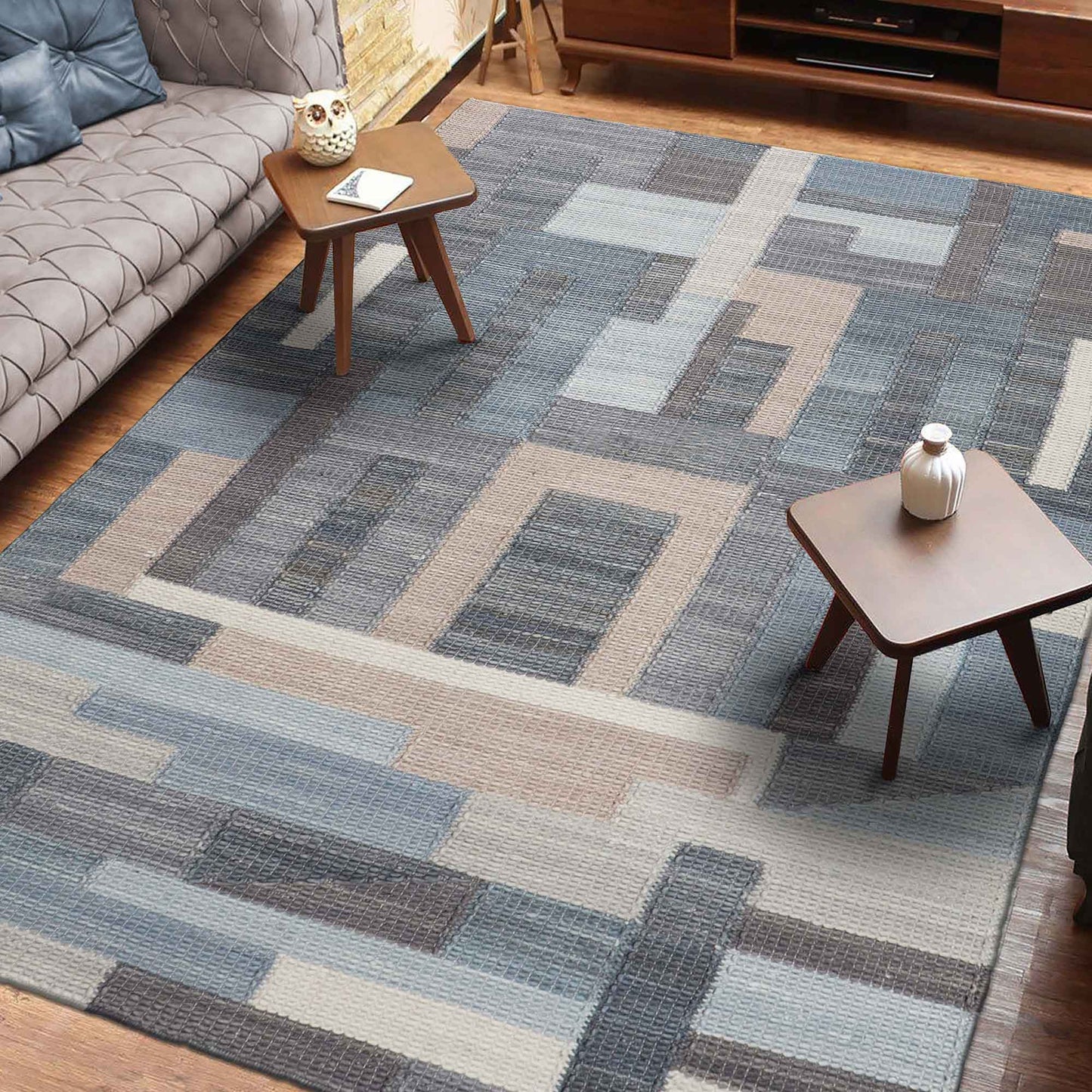 Tozi Flat Weave Wool Rug