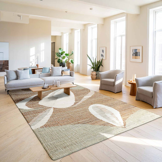 Aamr Flatweave Wool Jute Rug