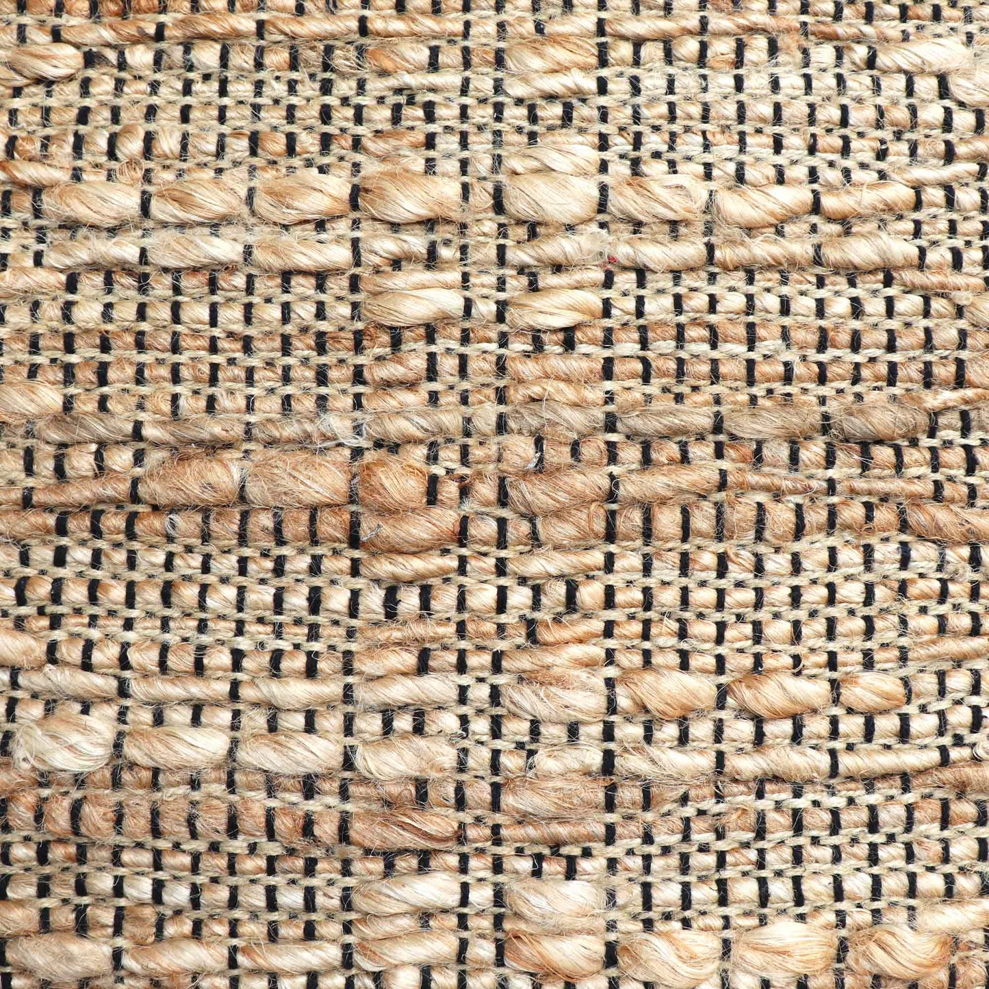 Glitter Stripe Flatweave Wool Jute Rug