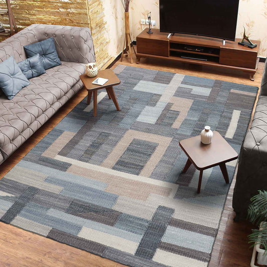Tozi Flat Weave Wool Rug