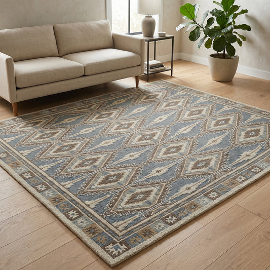 Aakriti – Hand Tufted Geometric Rug