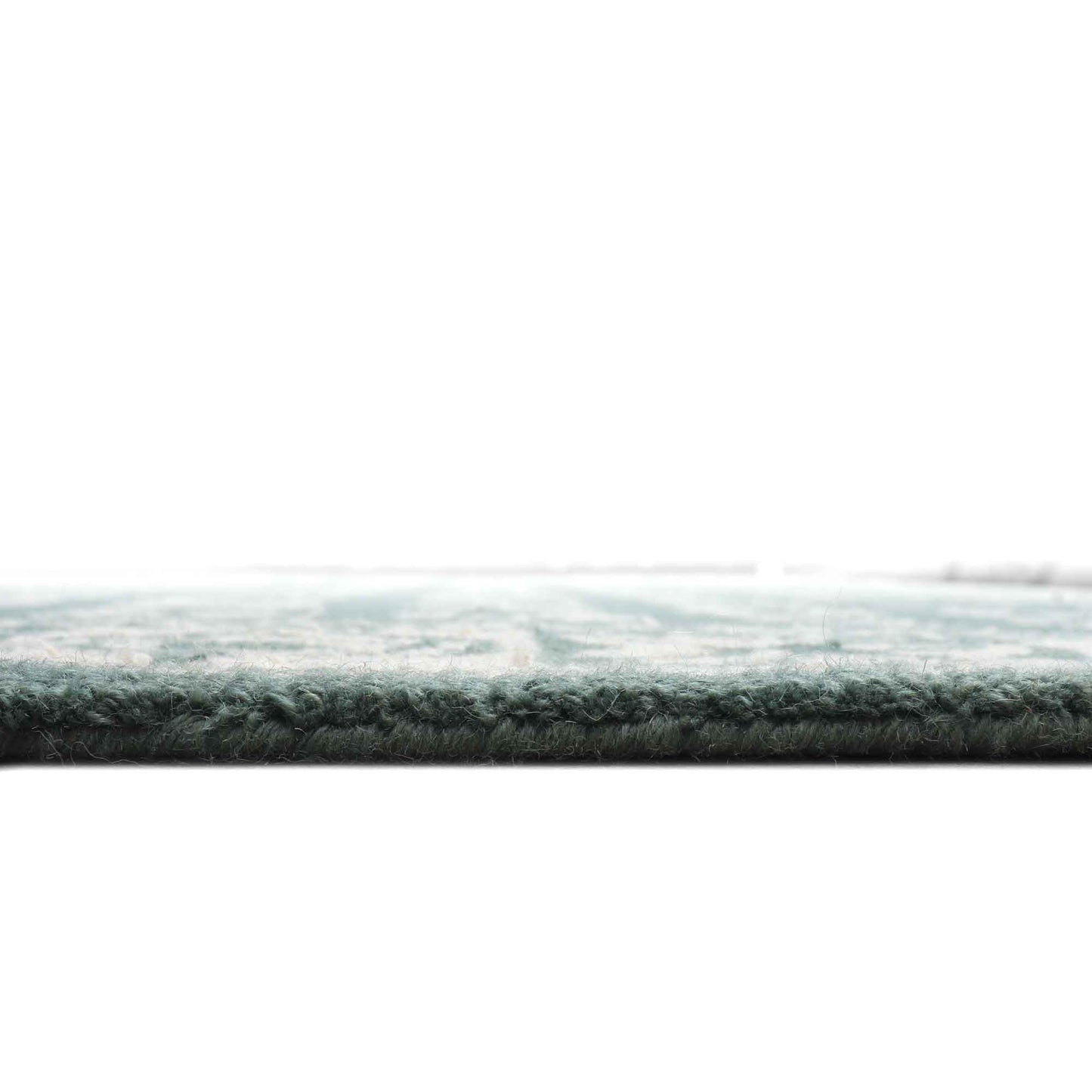 Floral Grid Hand Tufted Rug