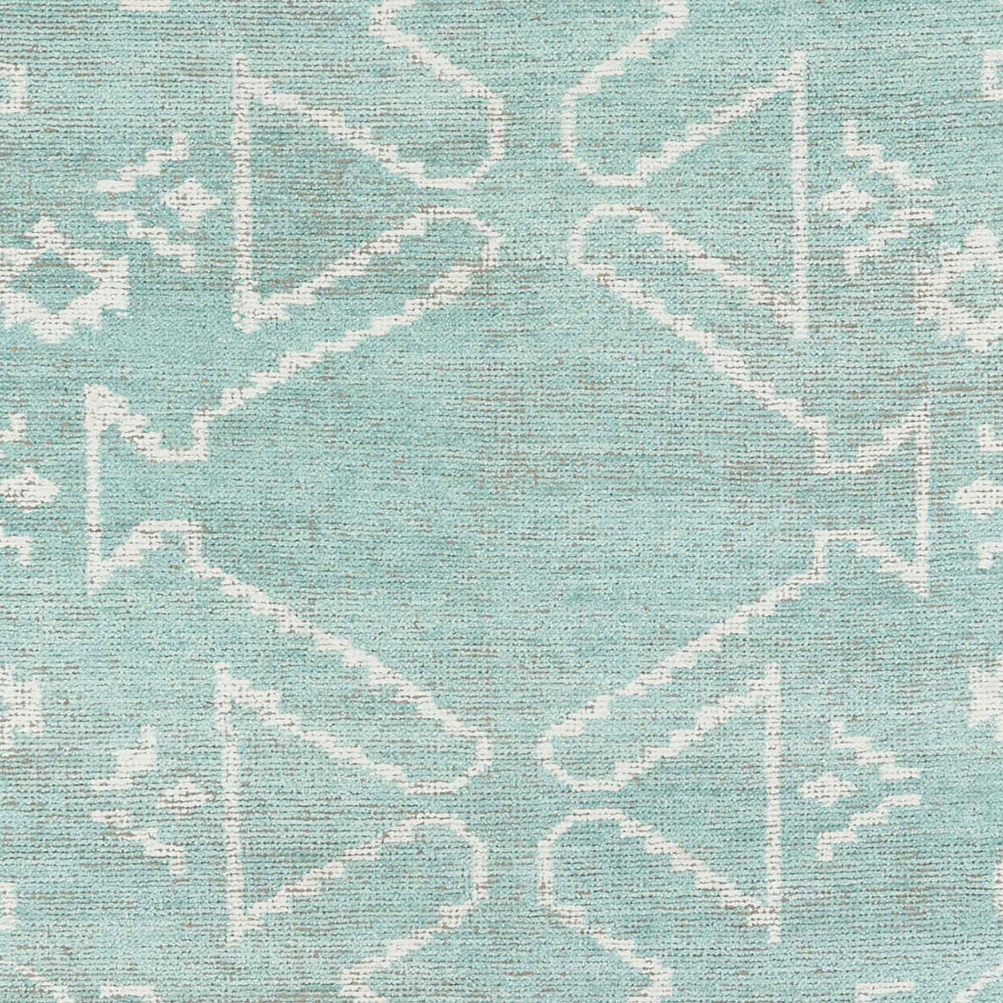 Nordic Mint Hand Knotted Bamboo Silk Rug