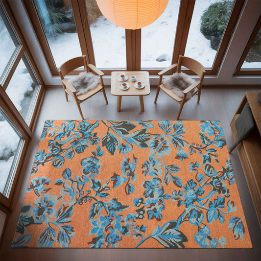 Autumn Bloom Hand Tufted Rug