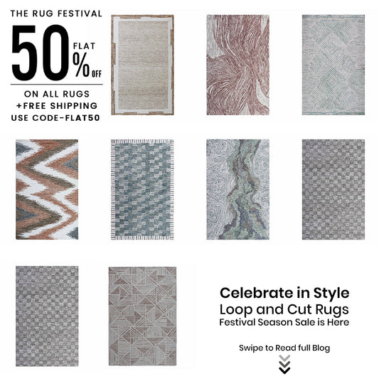 Celebrate in style the loop and cut rugs festival season sale is here