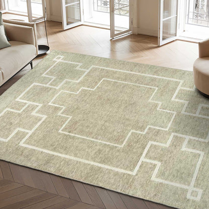 Linea Hand Knotted Bamboo Silk Rug