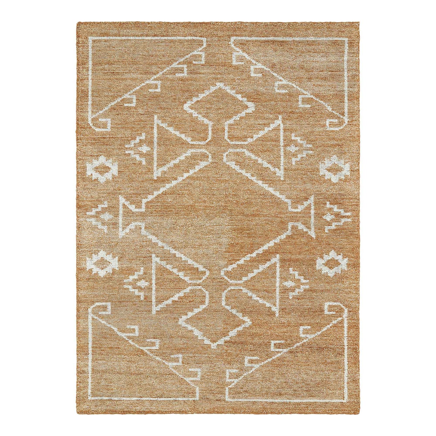 Nordic Copper Hand Knotted Bamboo Silk Rug