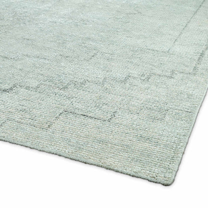 Delhi Collection Hand Woven Bamboo Silk Area Rug (GLACIER 2.0)