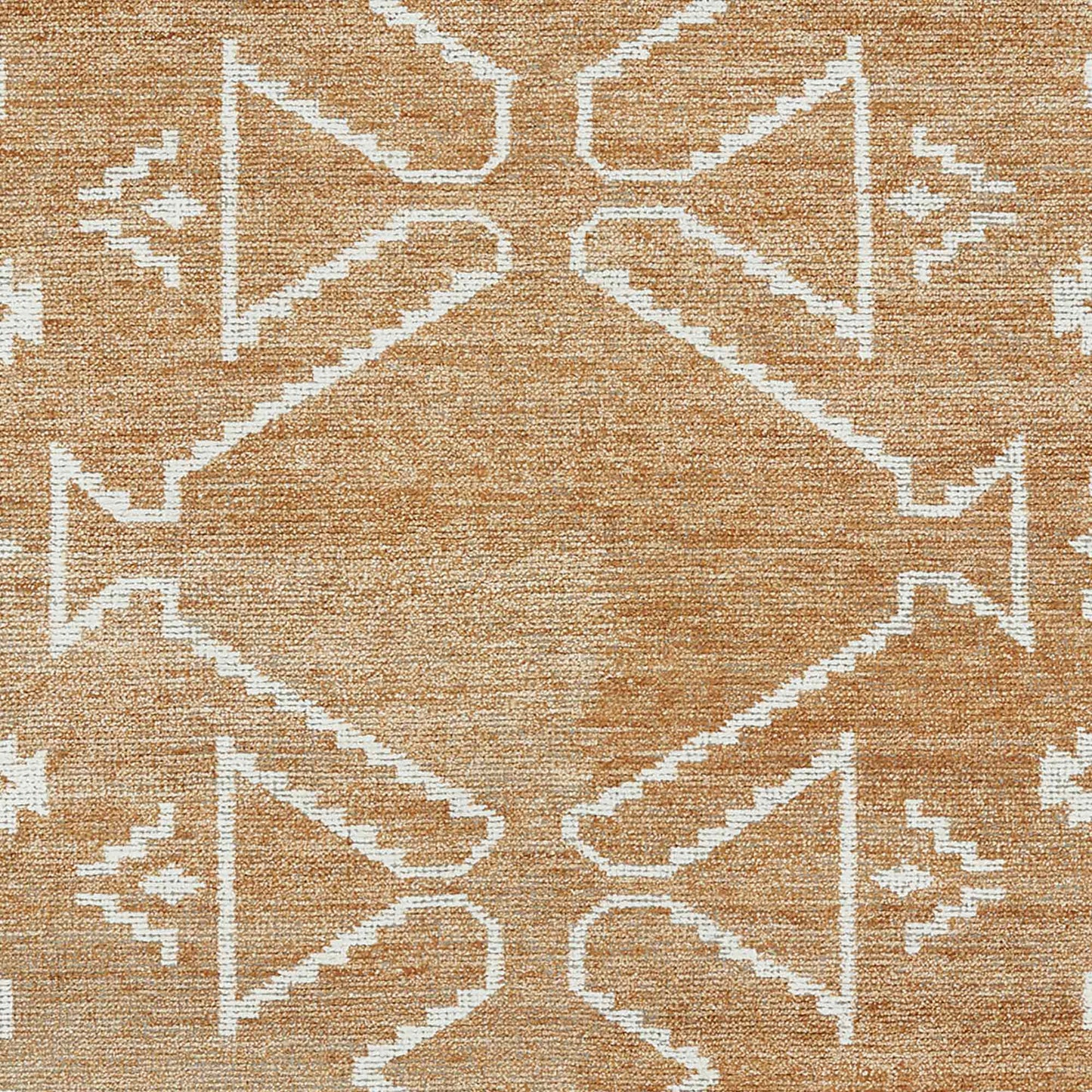 Nordic Copper Hand Knotted Bamboo Silk Rug