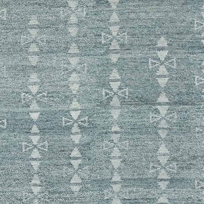 Delhi Collection Hand Woven Bamboo Silk Area Rug (ICE)