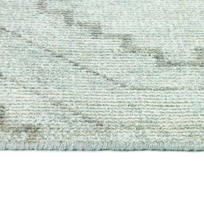 Delhi Collection Hand Woven Bamboo Silk Area Rug (GLACIER)