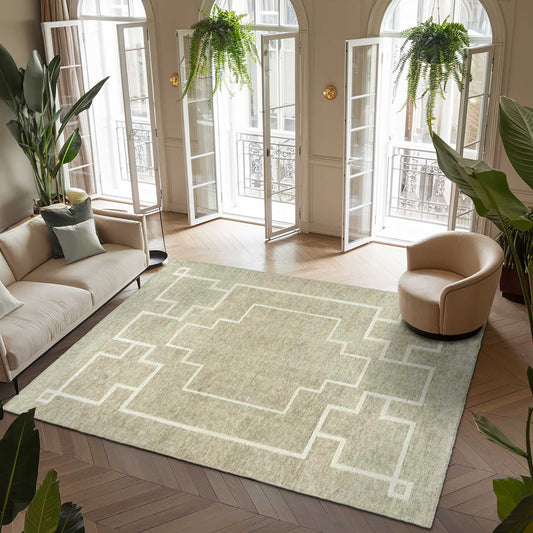 Linea Hand Knotted Bamboo Silk Rug