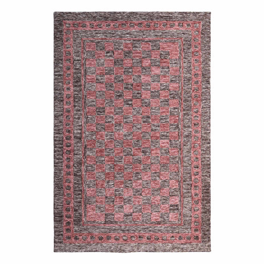 Roseforge Rose Red Hand Tufted Wool Rug