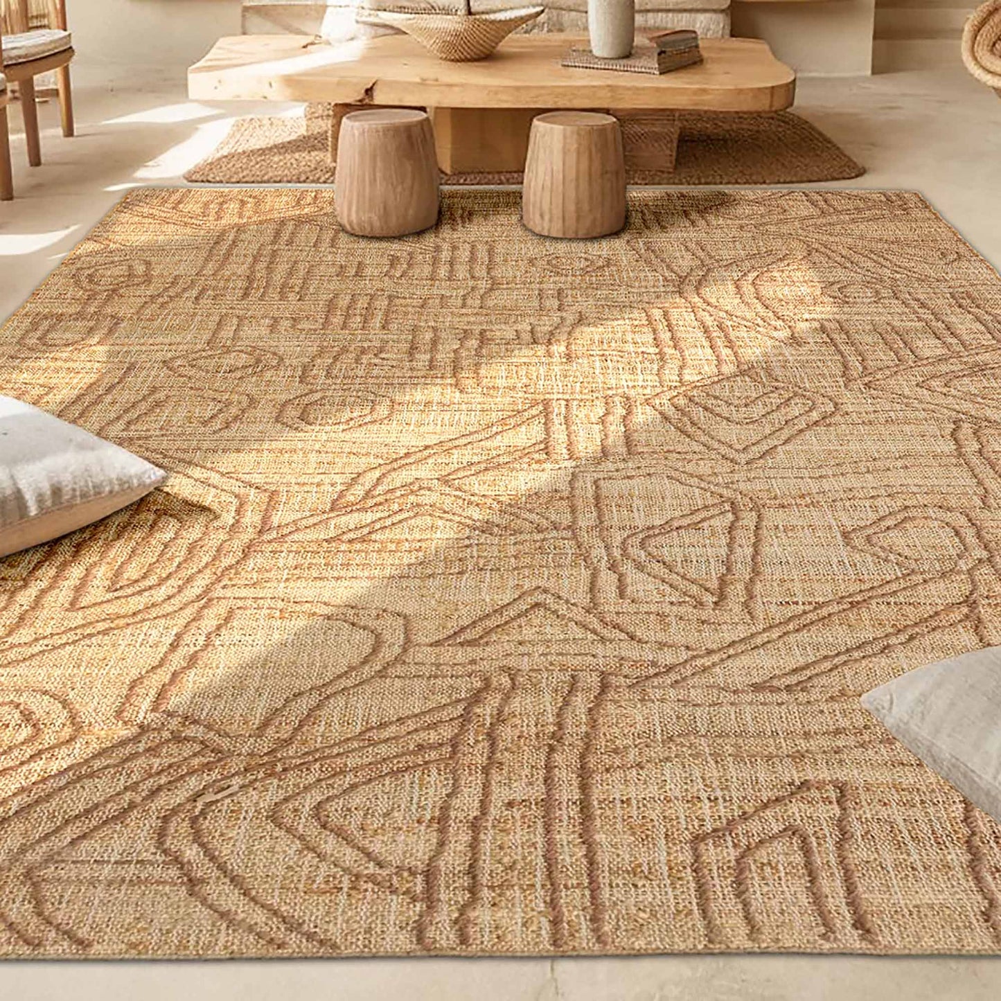 Ganges Flatweave Wool Jute Rug