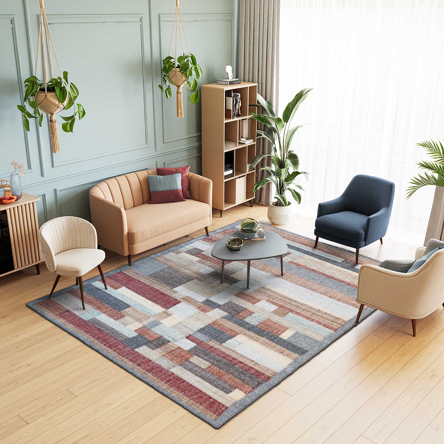 Taranga Flatweave Wool Jute Rug