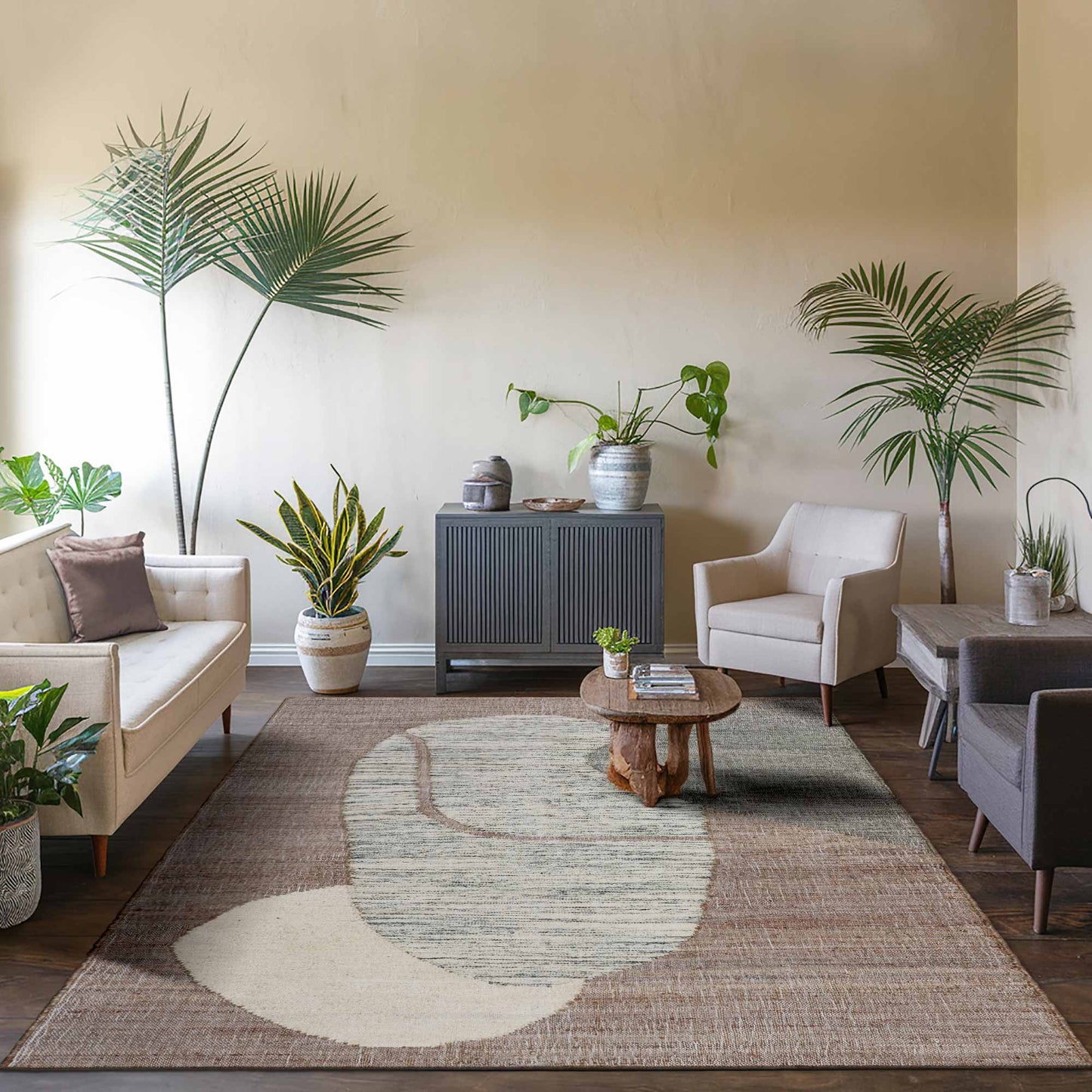 Dip Flatweave Wool Jute Rug