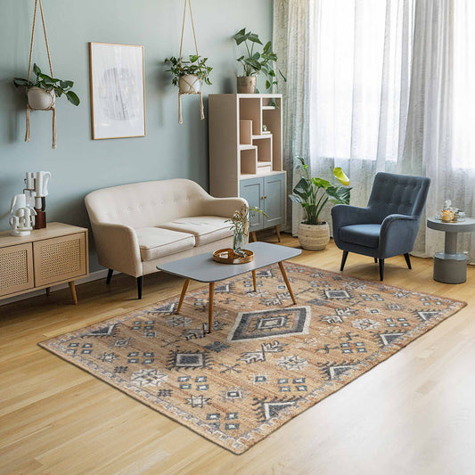 Kalan Flatweave Wool Jute Rug