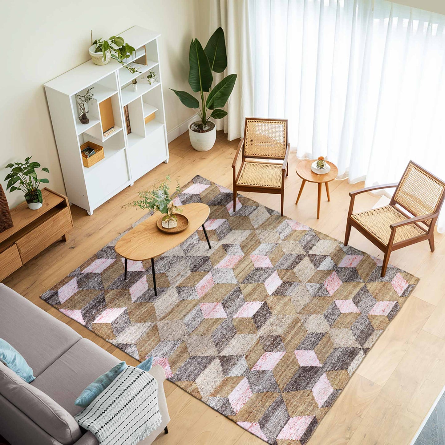 Vinu Flatweave Wool Jute Rug