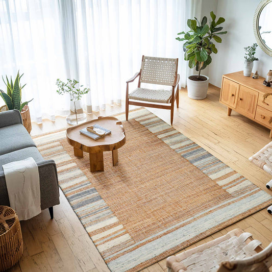 Aawira Flatweave Wool Jute Rug