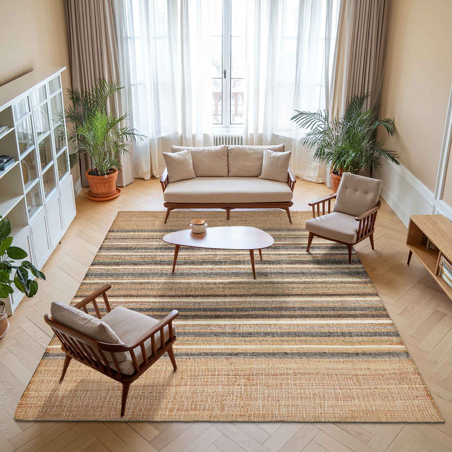 Ava Flatweave Wool Jute Rug