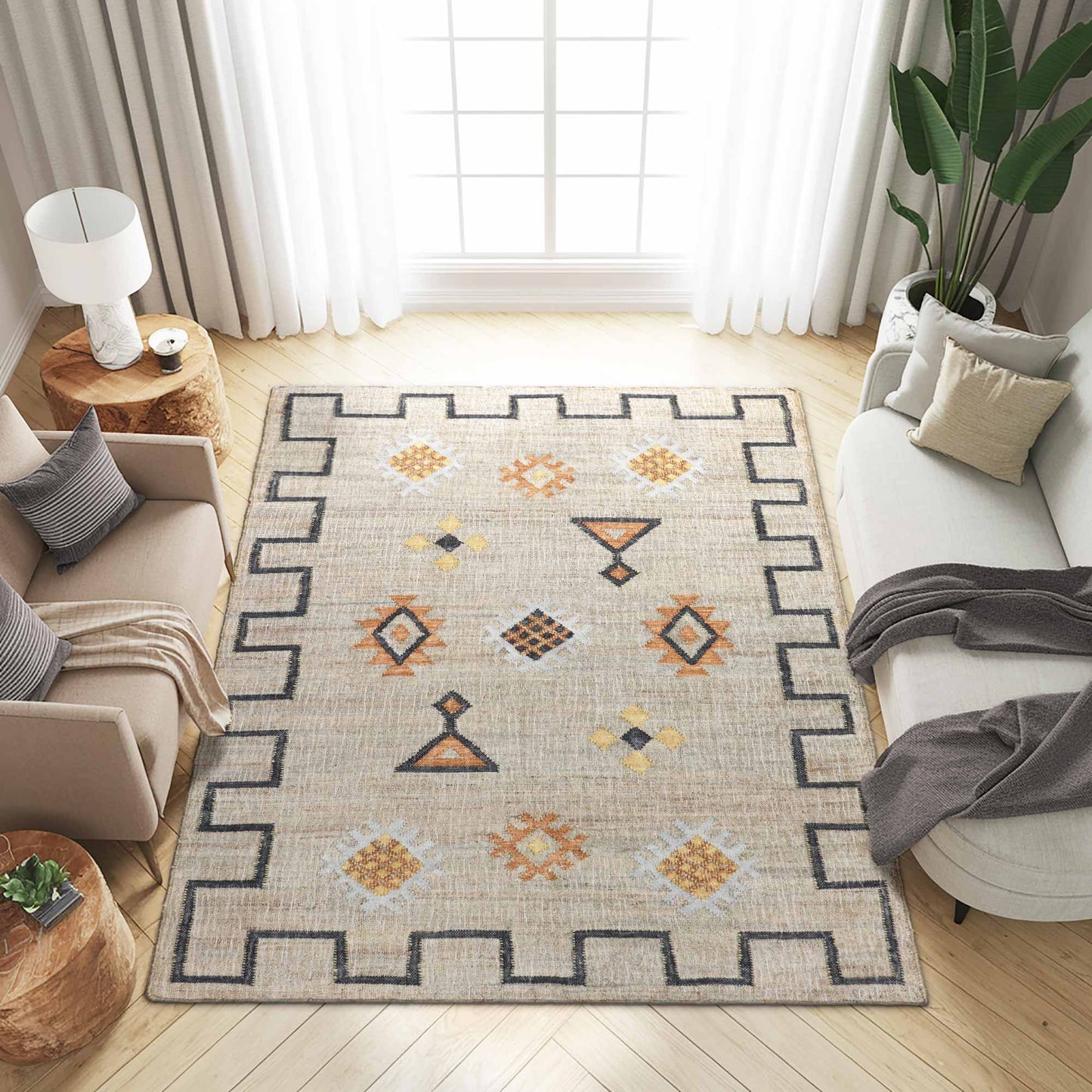 Jaya Flatweave Wool Jute Rug