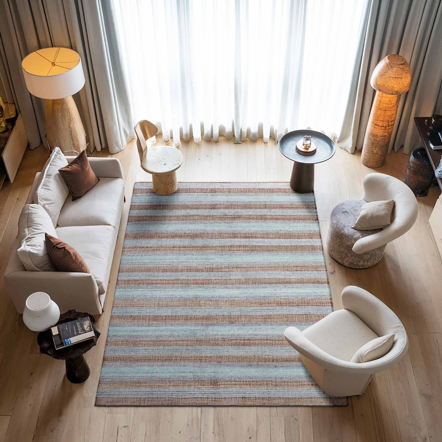 Solace Flatweave Wool Jute Rug