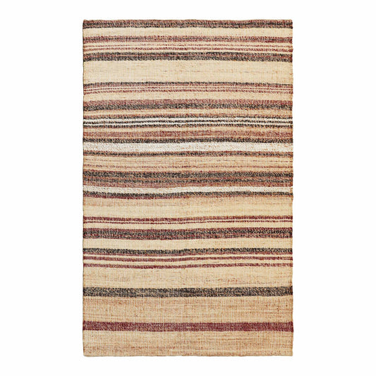 Fab Stripe Flatweave Wool Jute Rug