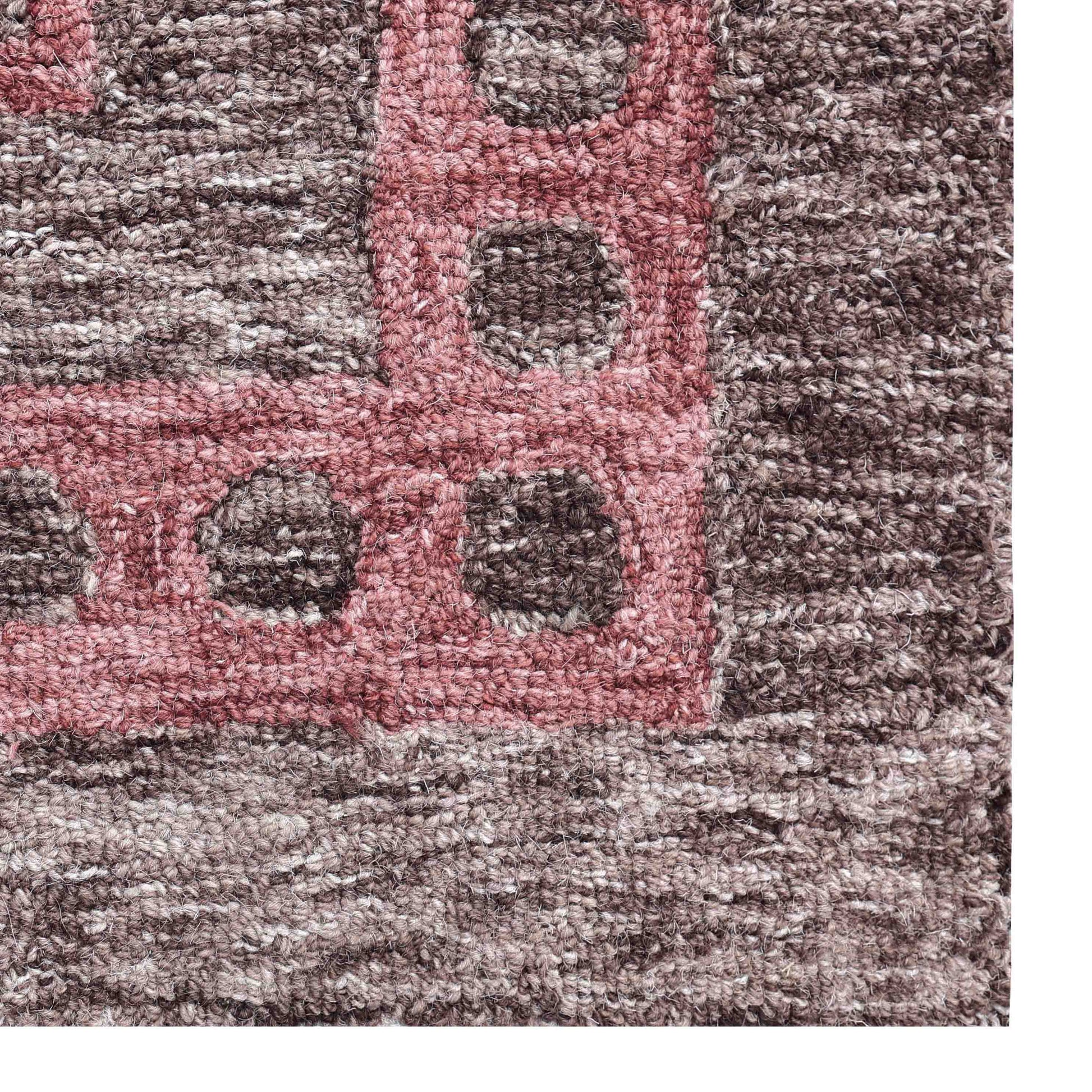 Roseforge Rose Red Hand Tufted Wool Rug