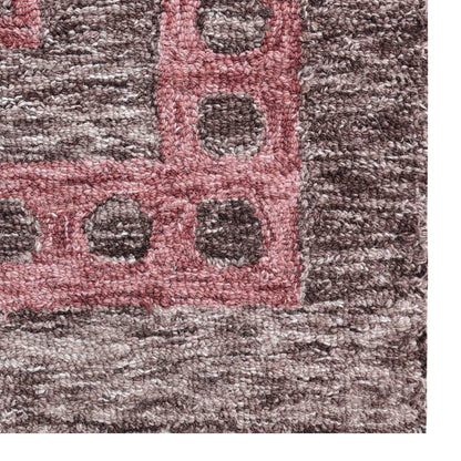 Roseforge Rose Red Hand Tufted Wool Rug