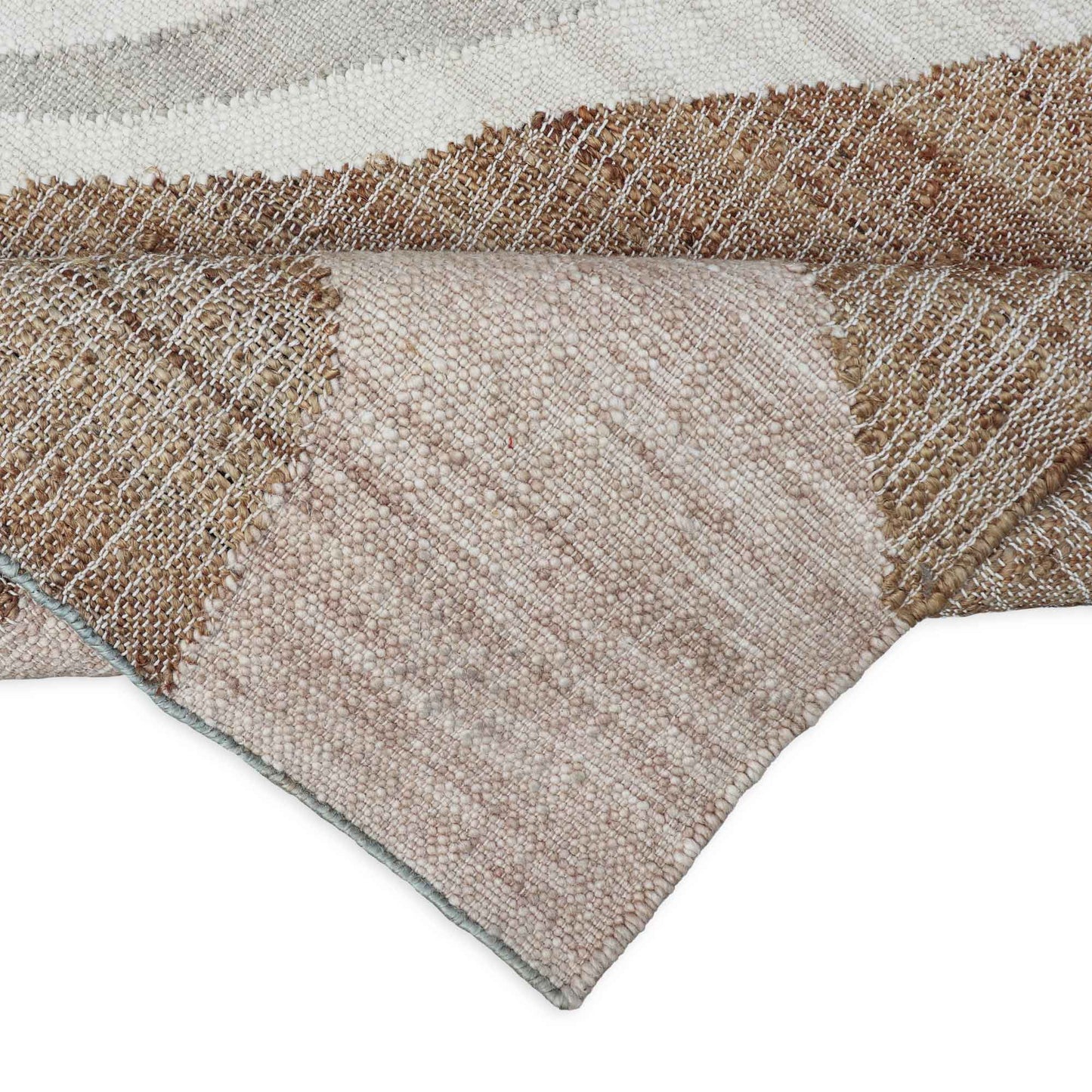 Aamr Flatweave Wool Jute Rug
