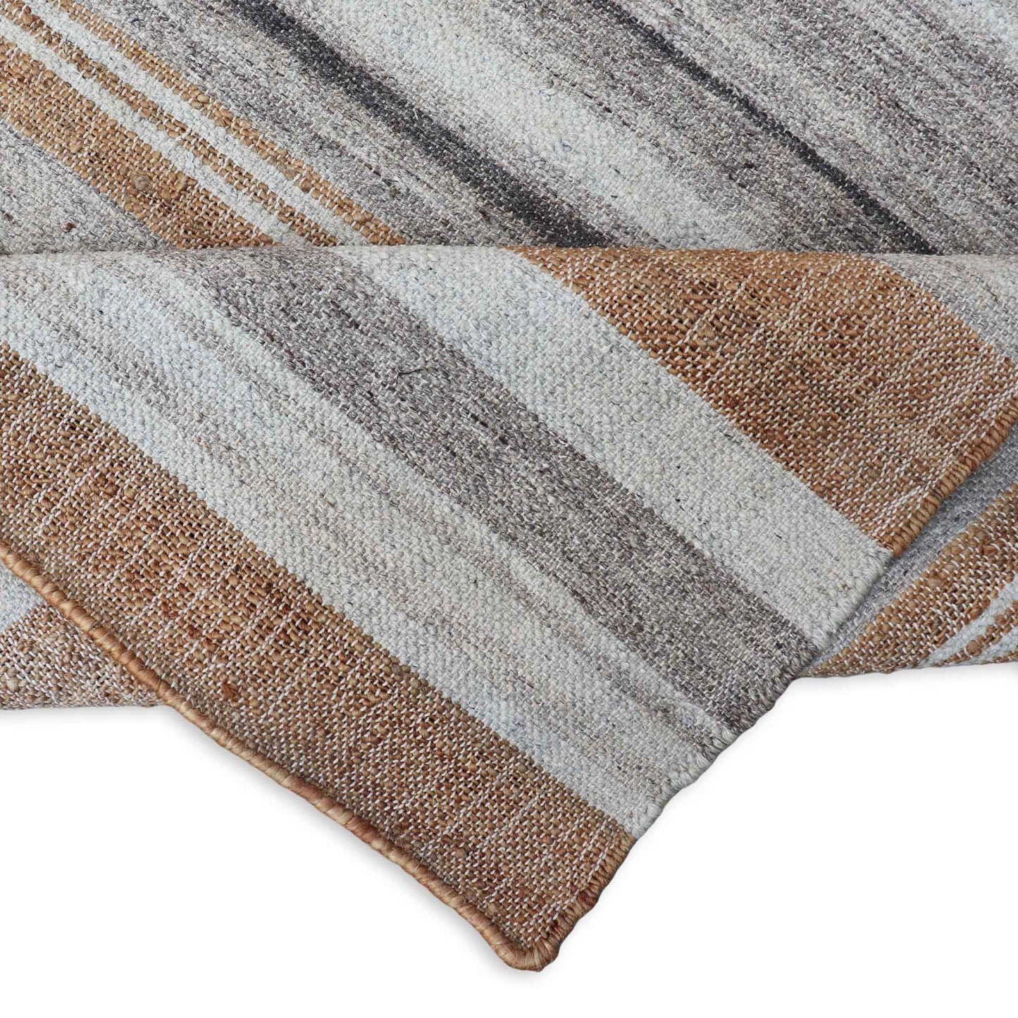 Piyusa Flatweave Wool Jute Rug