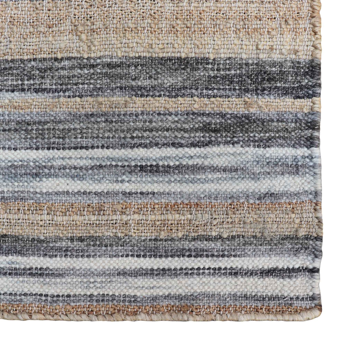 Rutba Flatweave Wool Jute Rug