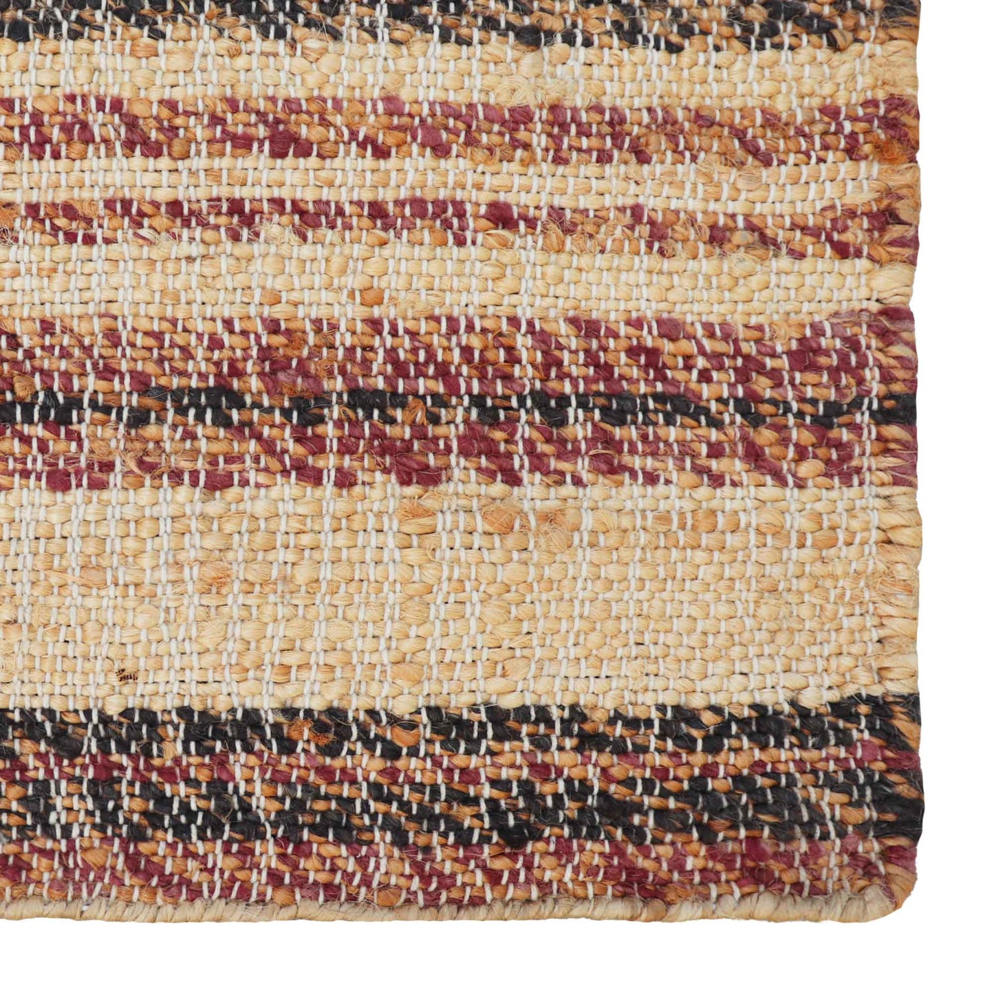 Fab Stripe Flatweave Wool Jute Rug