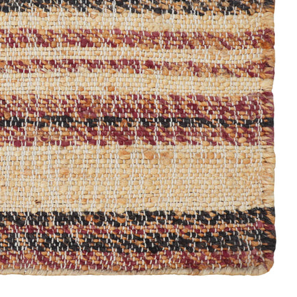 Fab Stripe Flatweave Wool Jute Rug