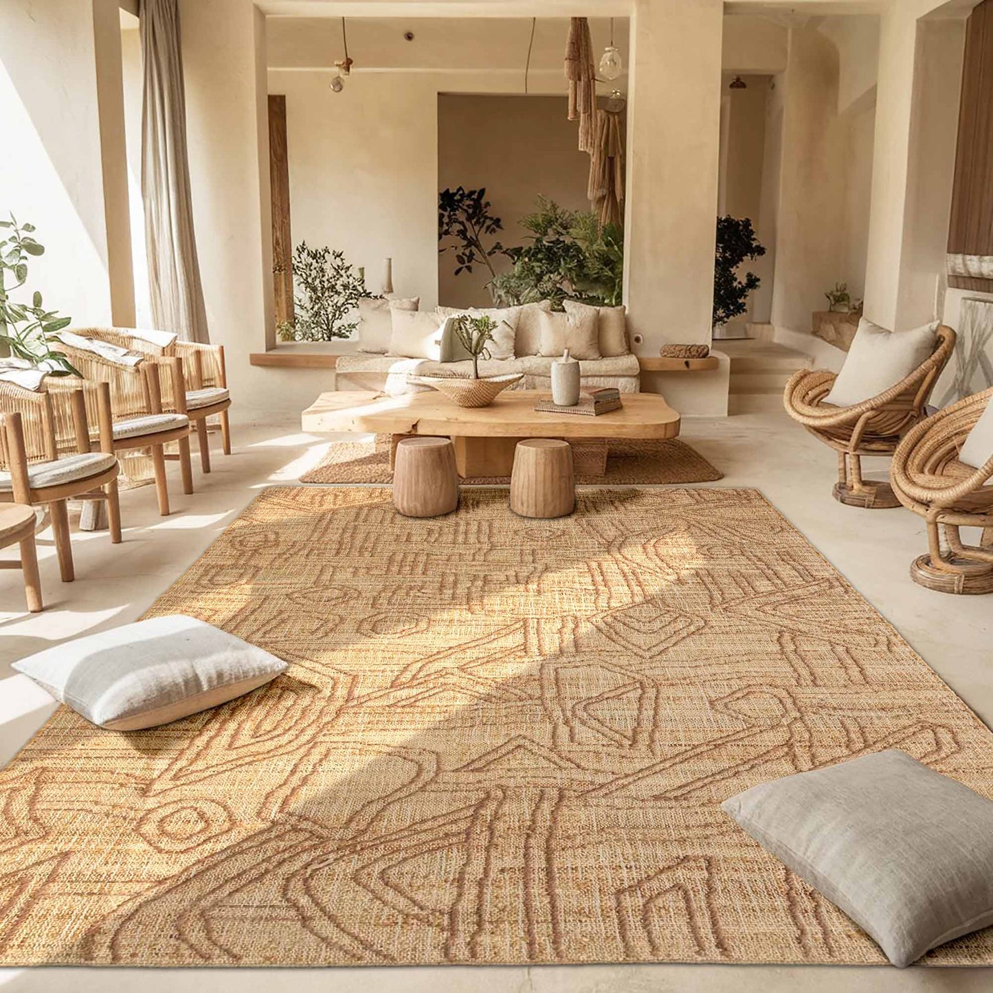 Ganges Flatweave Wool Jute Rug