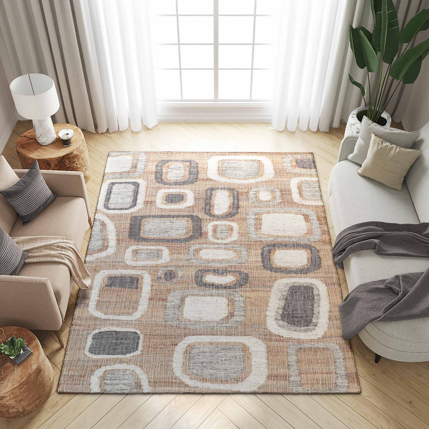 Iri Flatweave Wool Jute Rug
