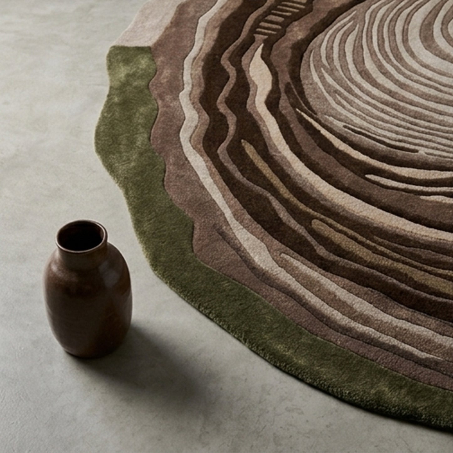  Aakar Shape Handtufted Rugs 