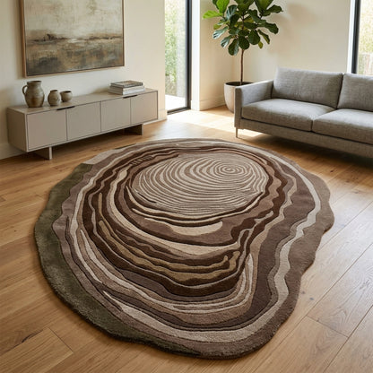  Aakar Shape Handtufted Rugs 
