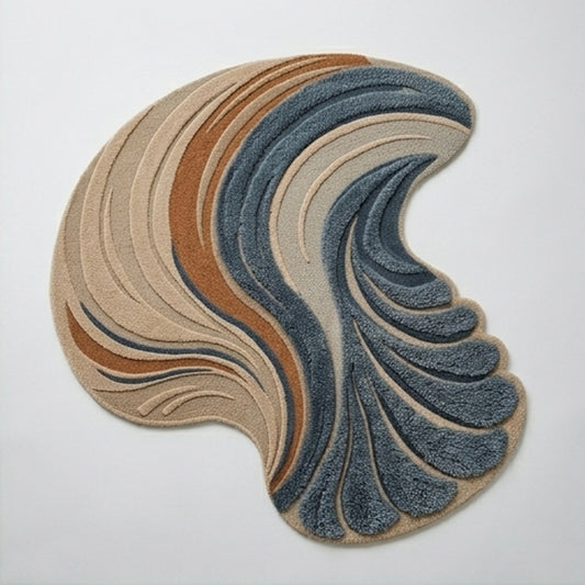 Aspen- Hand Tufted Wave Shape Rug