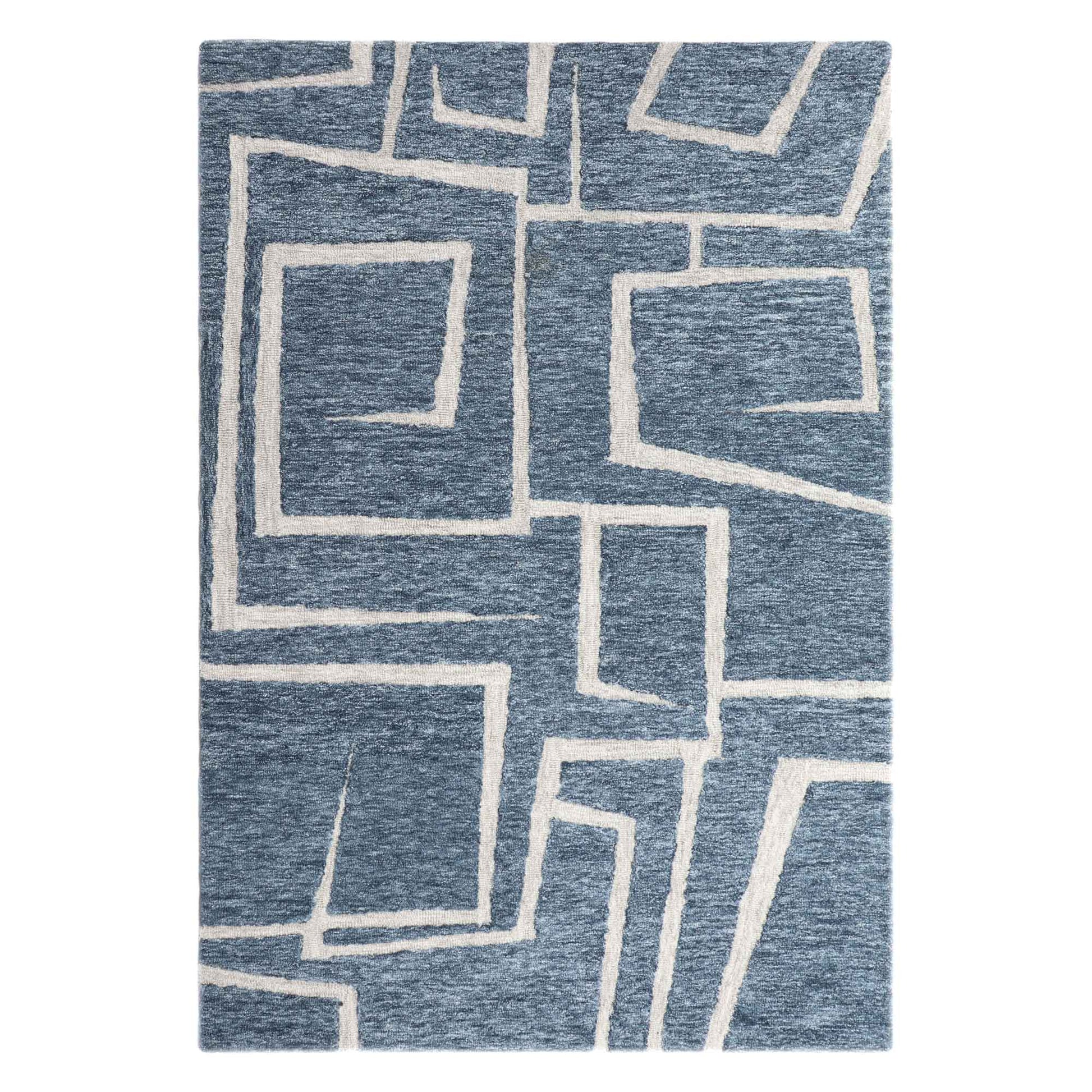 Denim art Tufted Rug