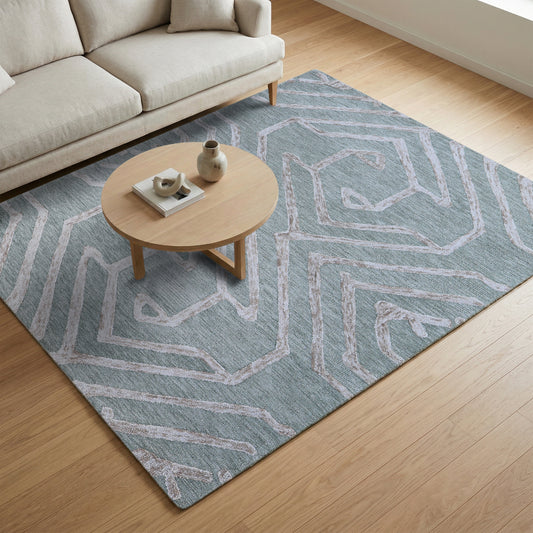 Tulsi Hand Tufted Wool Area Rug