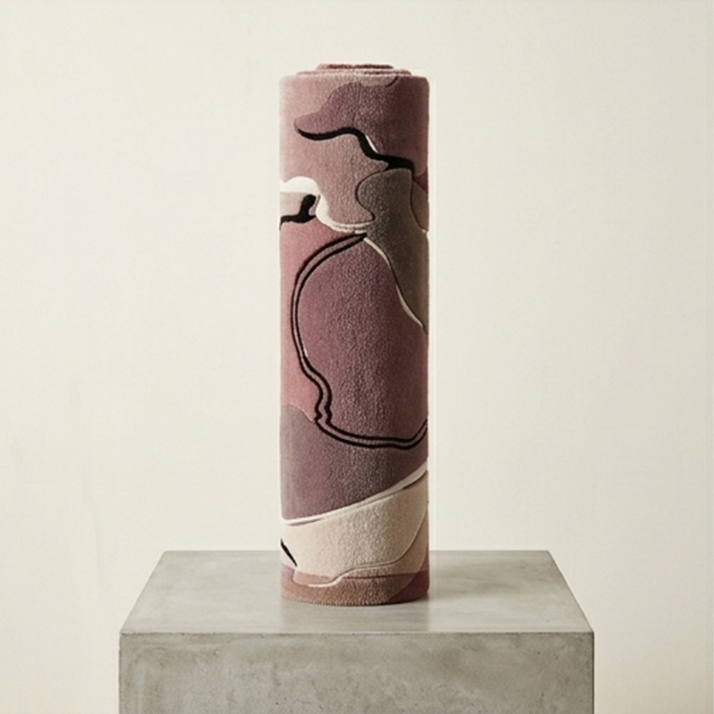  Umber Modern Hand Tufted Area Rug
